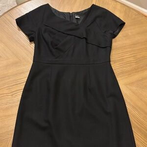 J.Crew Black Wool Dress